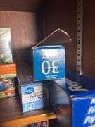 FOOD DECORATING TIPS AND MOLDS, UNOPENED TEA BOXES, MATCHES, CUPCAKE LINERS, PARCHMENT PAPERS