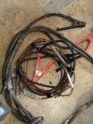 PAIR OF JUMPER CABLES, MOTOR OIL, AND GM SIDE MIRROR (SEE SERIAL CODE)