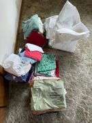 CONTENTS OF CLOSET INCLUDING CLOTHES (BOTH NEW AND BARELY WORN, BLANKETS, ALL PICTURED ITEMS