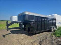 Custom-Fab livestock trailer-  7'x 18'