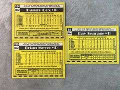 1990 Topps Baseball Cards