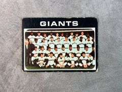 1971 Giants #563 Team Card