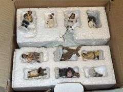 Miniature Eskimo Nativity Set