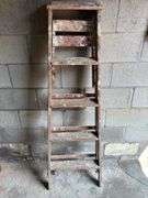 WOODEN 5’ STEP LADDER