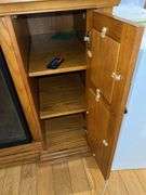 Electric Fireplace Entertainment Center