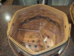 Longaberger Christmas Collection 1997 Edition Snowflake Basket