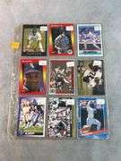 9 Baseball and Football Cards