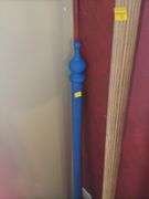 Beach Umbrella and (2) Wooden Curtain Rods