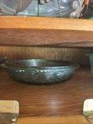 CASSEROLE DISH, SERVING BOWLS AND LIDS, LIBBEY ORCHARD BAKING DISHES AND BOWL