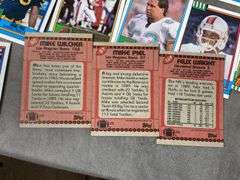 1990 Topps Assorted Football Cards