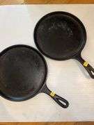 (2) 10” Lodge Cast Iron Skillets