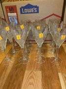 (12) Gorham Glass Wine Goblets