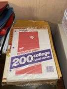 OFFICE SUPPLIES: BINDERS, MANILA FOLDERS, LOOSE LEAF PAPER