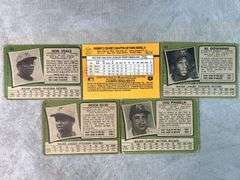 1970 Topps Cards (Bob Veale, Bobby Bonilla, Al Downing, Dock Ellis, Lou Piniella)