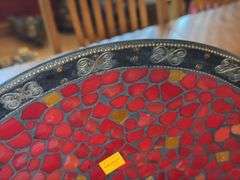 Vintage Handmade Mosaic Plate