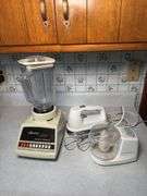 OSTERIZER GALAXIE BLENDER, CUISINART HAND MIXER, PROCTOR-SILEX FOOD CHOPPER