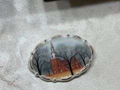 P. Buckley Moss Christmas Geese Pins