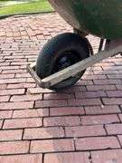 WOOD/METAL WHEELBARROW