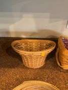 Longaberger Vegetable Basket, Longaberger Darning Basket, Longaberger Wall Hanging Basket