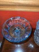 Glass Compote and Glass Candy Dish