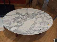 Victorian Mahogany Marble Top Coffee Table