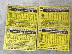1990 Topps Baseball Cards