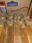 (12) Gorham Glass Wine Goblets