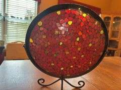 Vintage Handmade Mosaic Plate