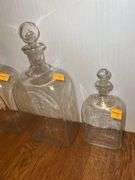 (3) Glass Decanters