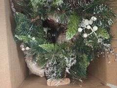 Christmas Wreath and Candles