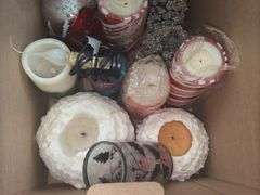 Christmas Wreath and Candles