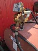 500ga diesel fuel tank with metering pump & containment dike