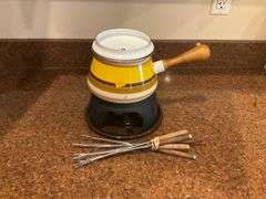 Vintage French Fondu Pot