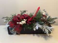 BLACK CHRISTMAS MANTLE BOX