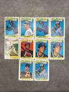 1999 Topps All Star Baseball Cards (Andre Dawson, Kirk Gibson, Andres Galarraga, Lou Whittaker, Kirb