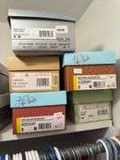 CONTENTS OF SHELF: SHOES NEW IN BOXES