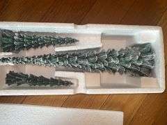 Department 56 “Par For The Course”, Village “Pencil Pines” and Miniature Christmas Figures