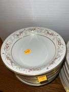 Noritake Calvert Pattern Fine China Plates and Saucers