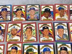 1980s Leaf Donruss Diamond Kings Baseball Cards