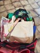 CANVAS SHOPPING BAG, COSMETIC BAGS