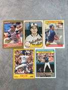 Mark Clear, Terry Crowley, Ryne Sandberg, John Cangelosi Cards