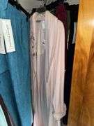 CONTENTS OF CLOSET INCLUDING CLOTHES (BOTH NEW AND BARELY WORN, BLANKETS, ALL PICTURED ITEMS