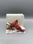 THE DANBURY MINT AND ANDREA BY SADEK CARDINAL FIGURES, BELL, COASTERS AND SNOWGLOBE
