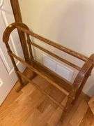 Oak Quilt Rack