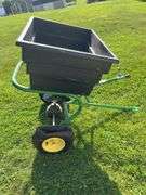 John Deere Plastic Pull Behind Fertilizer Spreader