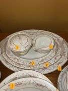 Noritake Calvert Pattern Fine China Bowls, Serving Plates and Pitchers