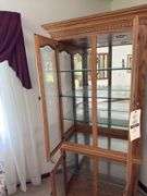 SOLID OAK AMISH MADE CHINA HUTCH