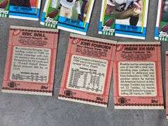 1990 Topps Football Cards