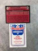Draft Picks 1989 Topps Monty Fariss, 1987 Topps Chewing Gum Rookie Kurt Stilwell