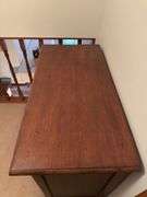 HEAVY SOLID WOOD DRESSER 19”D 35”H 39”W